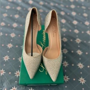 Sparkly Lauren Lorraine heels.